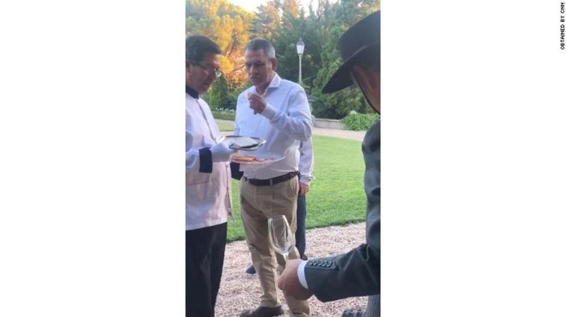 Wilmer Guaidó en un castillo a las afueras de Madrid.