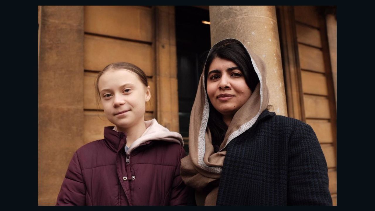 CNNE 781367 - greta thurnberg conocio a malala yousafzai