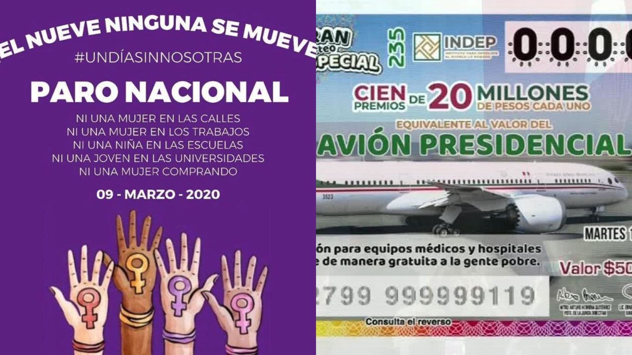 CNNE 785520 - la rifa del avion quita atencion a los feminicidios