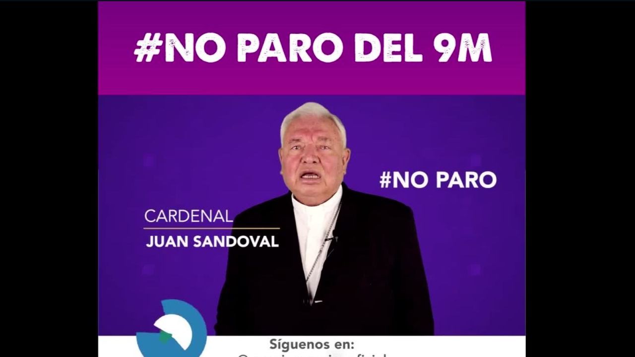 CNNE 786825 - cardenal de guadalajara pide a las mujeres no ir al paro del 9m