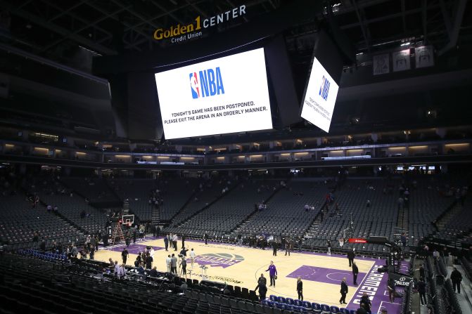 La NBA suspendió la temporada, varios jugadores resultaron positivo por coronavirus.