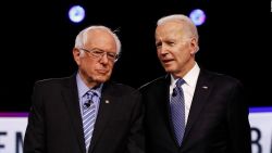 CNNE 792182 - biden y sanders debaten sin publico