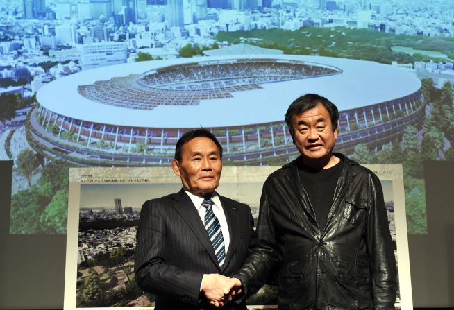 El nuevo Estadio Nacional de Tokio, estuvo a cargo del arquitecto Kengo Kuma, quien obtuvo más de 70.000 pies cúbicos de madera de cada una de las 47 prefecturas del país para el recinto. Getty Images