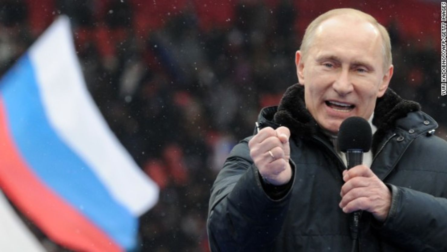 Los sondeos muestran que Putin será el ganador de las elecciones en Rusia.