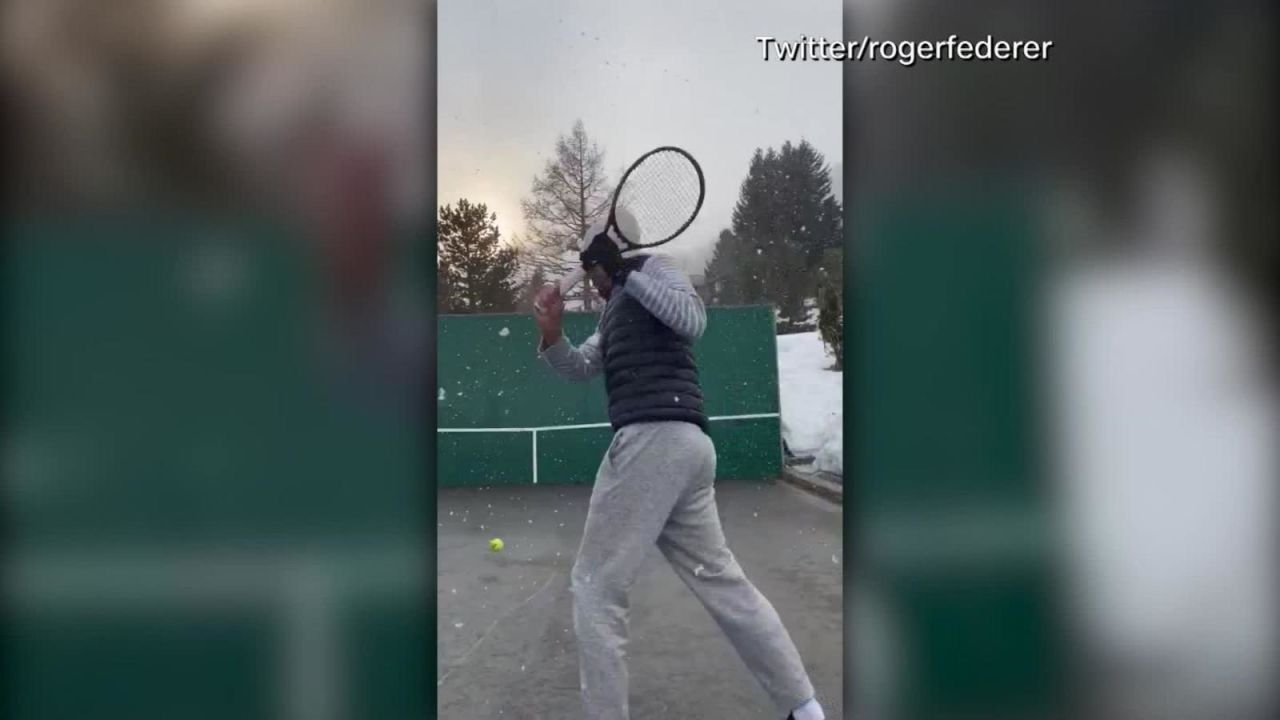 CNNE 800659 - ni la nieve detiene a federer