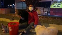 CNNE 802610 - un hombre se dedica a alimentar perros callejeros en la cuarentena