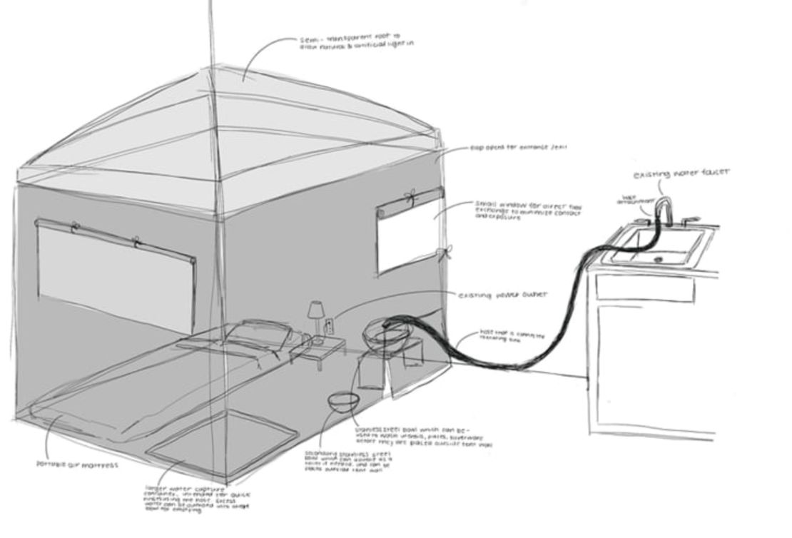 Un diseño para el "Quarantent".