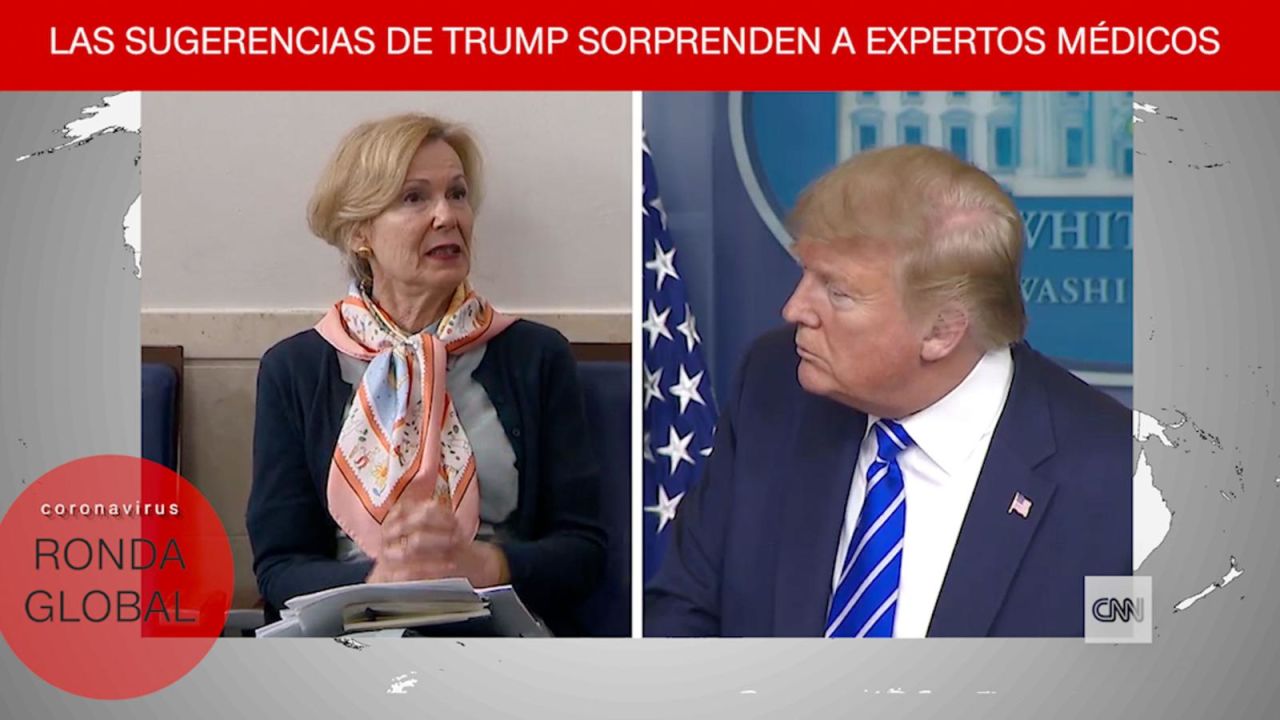 CNNE 816638 - la reaccion de la dra- birx ante afirmaciones de trump y mas