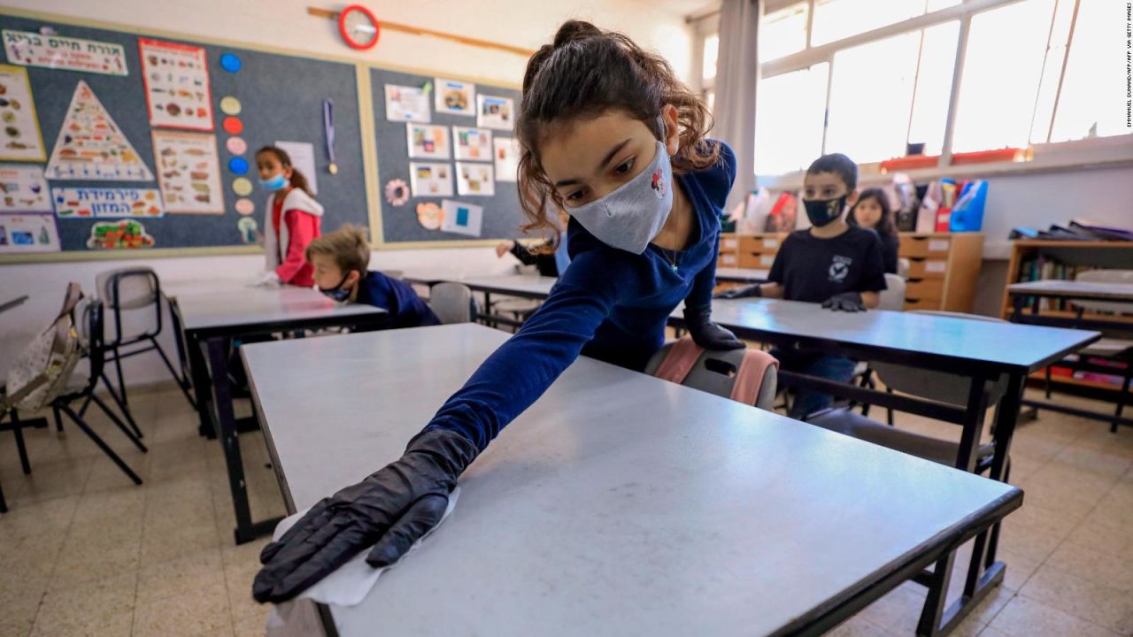 CNNE 822086 - israel regresa a clases tras el confinamiento