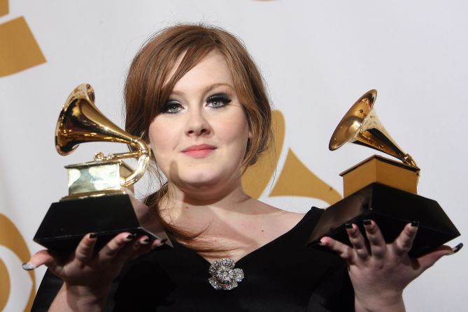 La cantante en los Grammy de 2009.