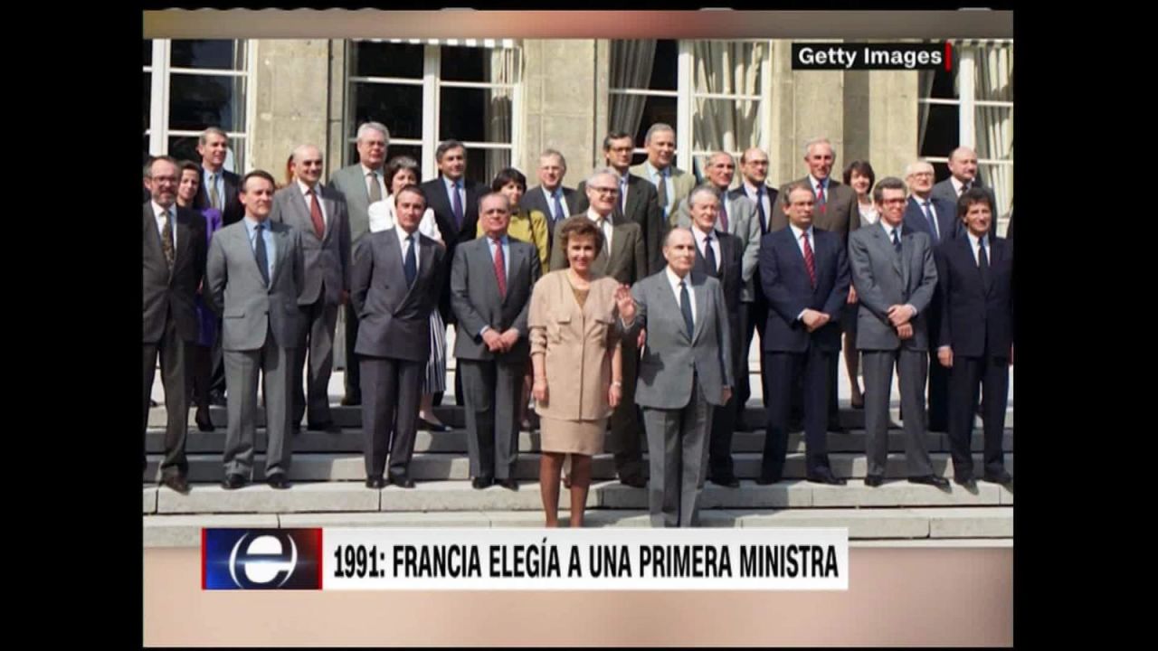 CNNE 829861 - el retro- en 1991, francia elegia a una primera ministra