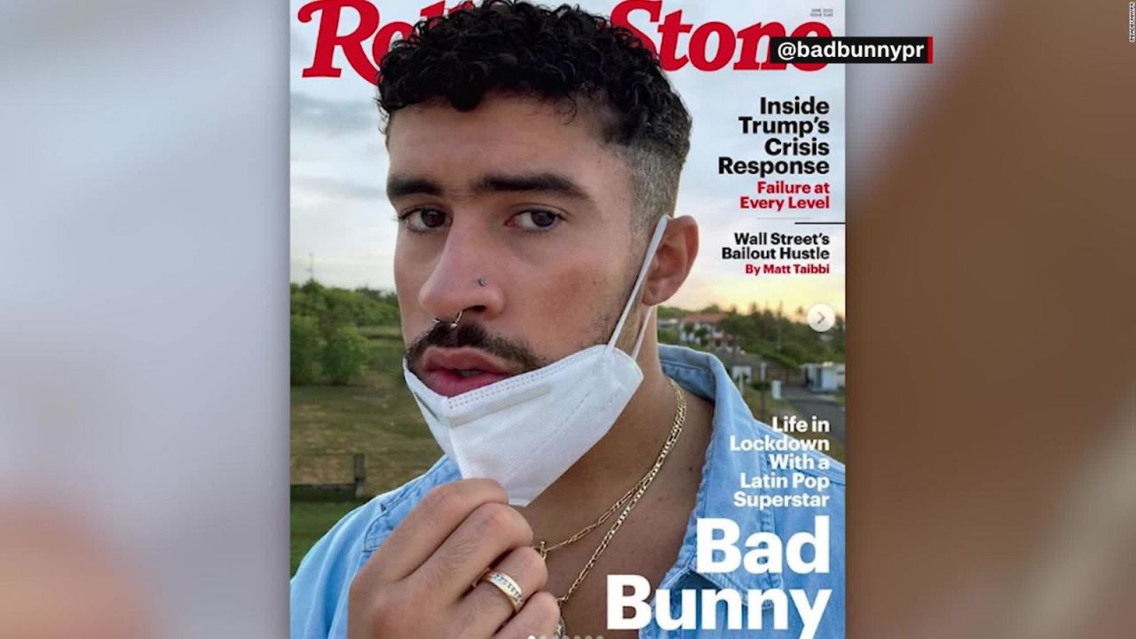 CNNE 829993 - bad bunny- primer reguetonero en la portada de rolling stone