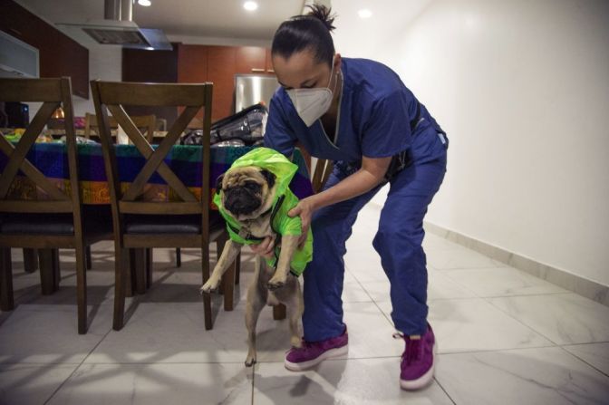 El personal médico y enfermeras del Centro Médico "20 de noviembre" ya han pasado casi dos meses en primera línea tratando a pacientes con coronavirus, que para el 15 de mayo ya ha infectado a más de 42.500 personas y ha provocado la muerte de más de 4.400 personas.