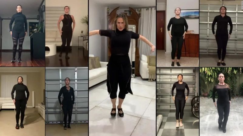 Los integrantes de siudy garrido practica flamenco a distancia | cnn