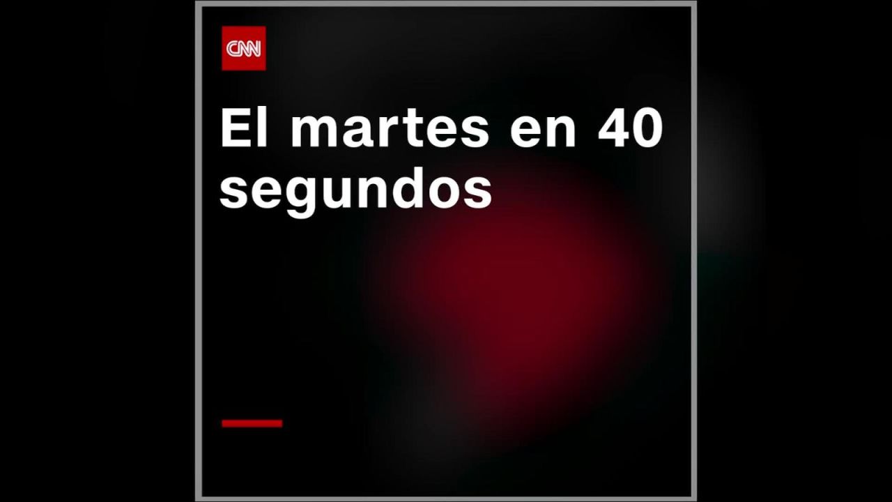 CNNE 836782 - lo mas destacado del martes en 40 segundos