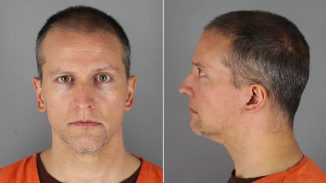 Derek Chauvin, expolicía de Minneapolis, acusado de la muerte de George Floyd.