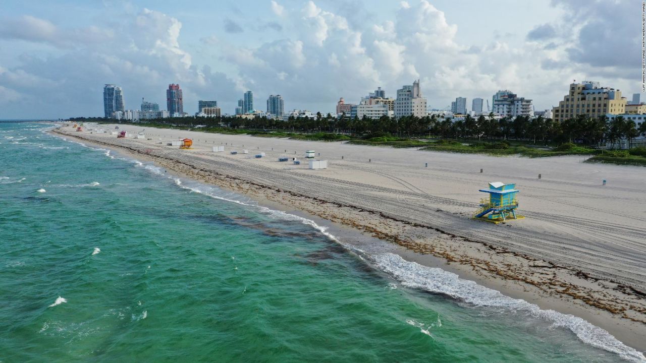 CNNE 845226 - reabren las playas de miami beach