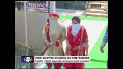 CNNE 845329 - vuelven las bodas en la india durante la pandemia