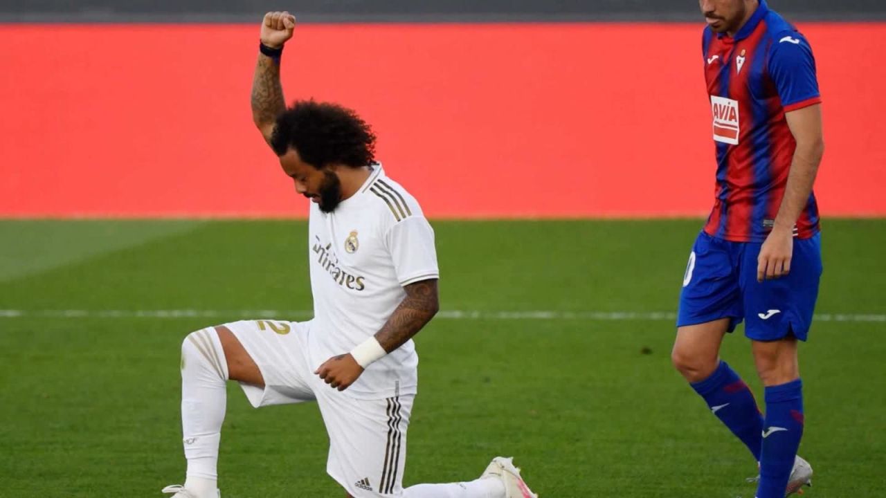 CNNE 847223 - marcelo celebra su gol con un puno en alto