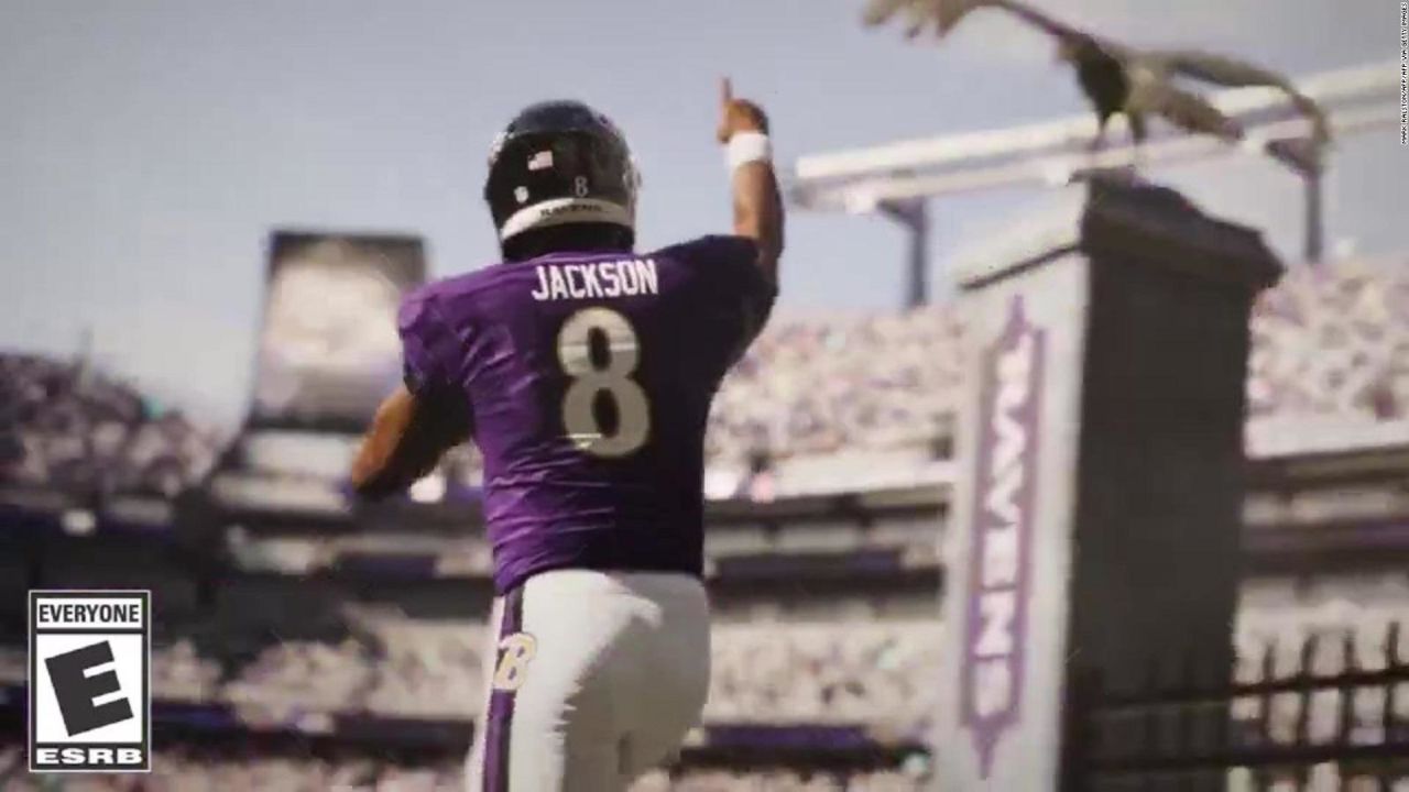 CNNE 848325 - lamar jackson, en la portada de "madden nfl 21"