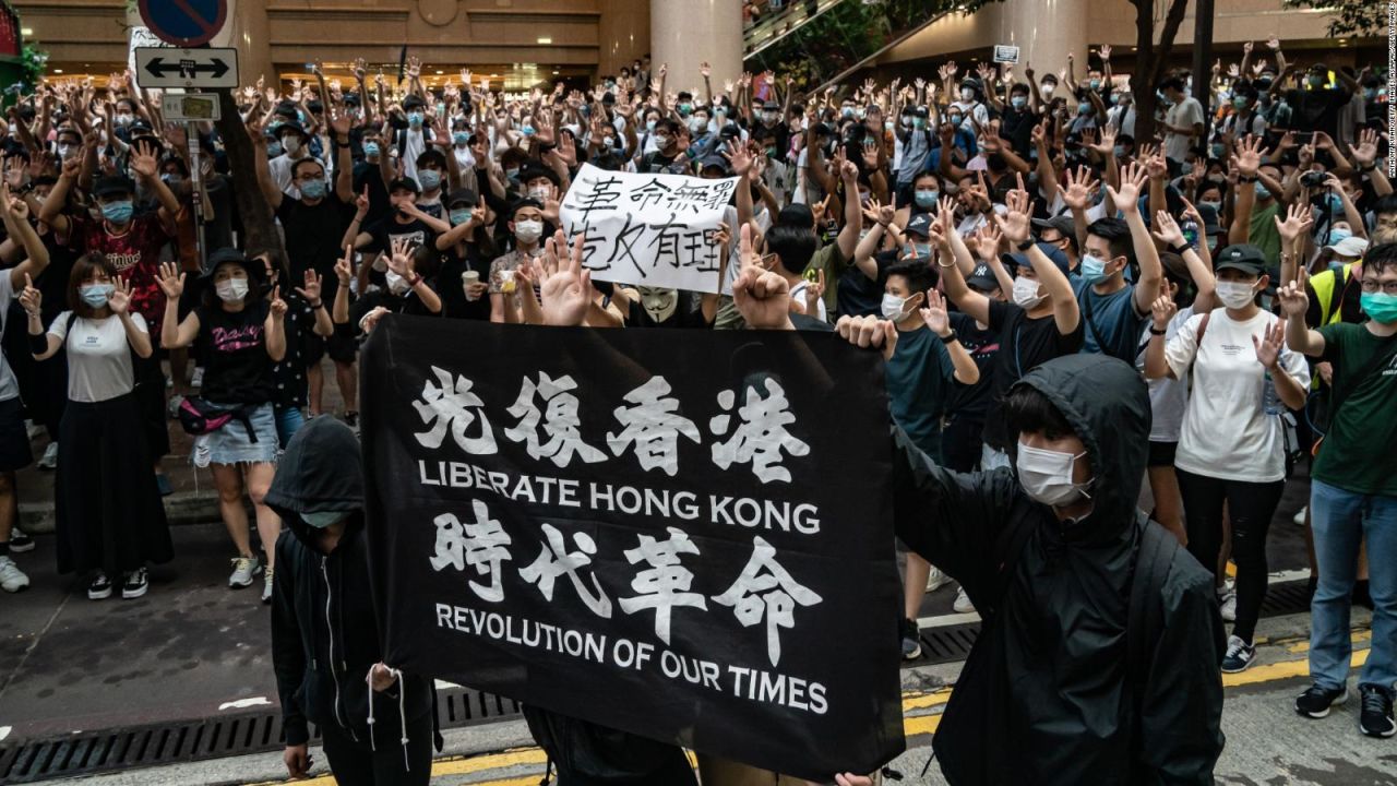 CNNE 856705 - el primer dia de la nueva ley de seguridad nacional de hong kong