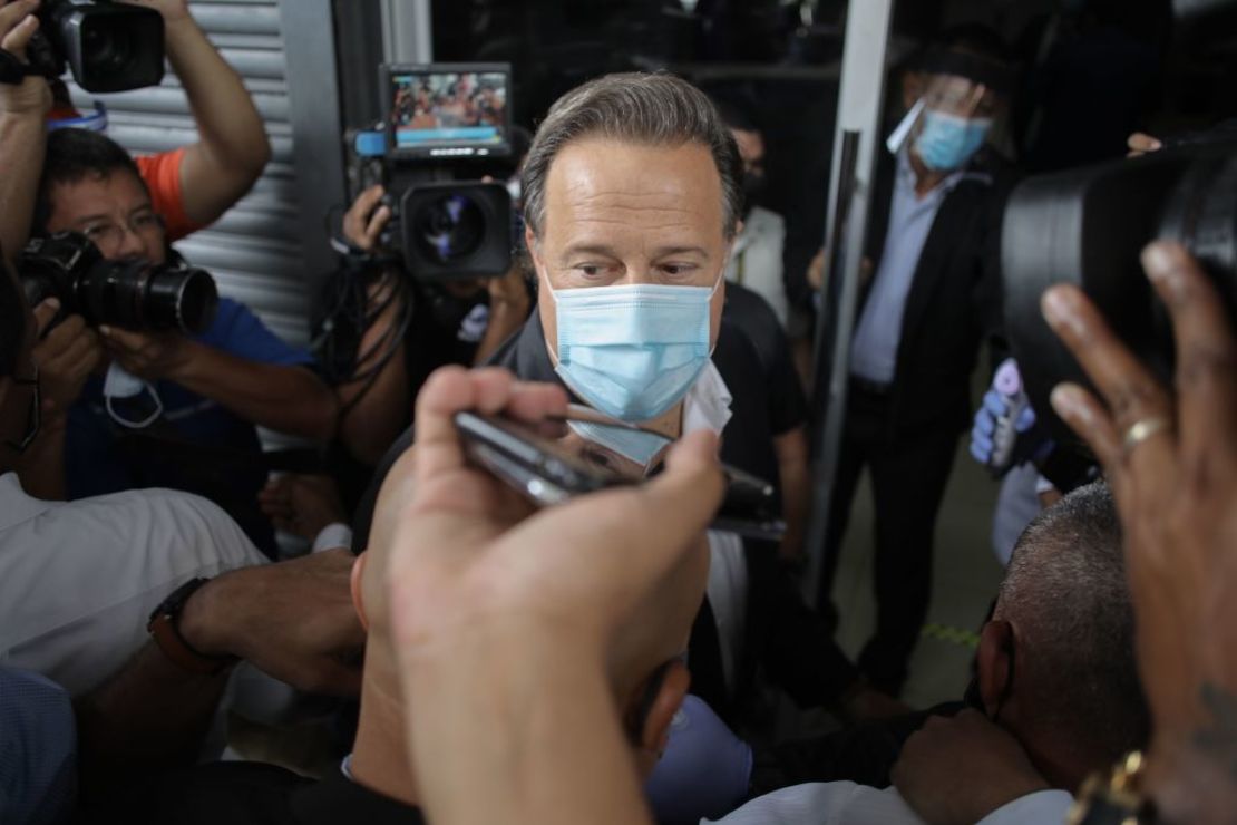 El expresidente Juan Carlos Varela. Crédito: MAURICIO VALENZUELA/AFP via Getty Images)