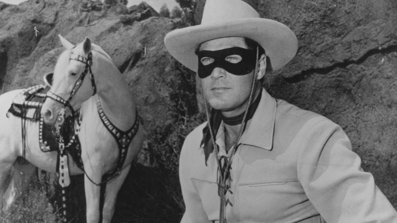 378791 04: A picture of the late actor Clayton Moore in his Lone Ranger costume which is up for an online auction from October 20-31, 2000 at sothebys.amazon.com. Moore starred as the Lone Ranger on TV from 1949 to 1952, when he was temporarily replaced by John Hart. He returned two years later and continued in the role until 1957.