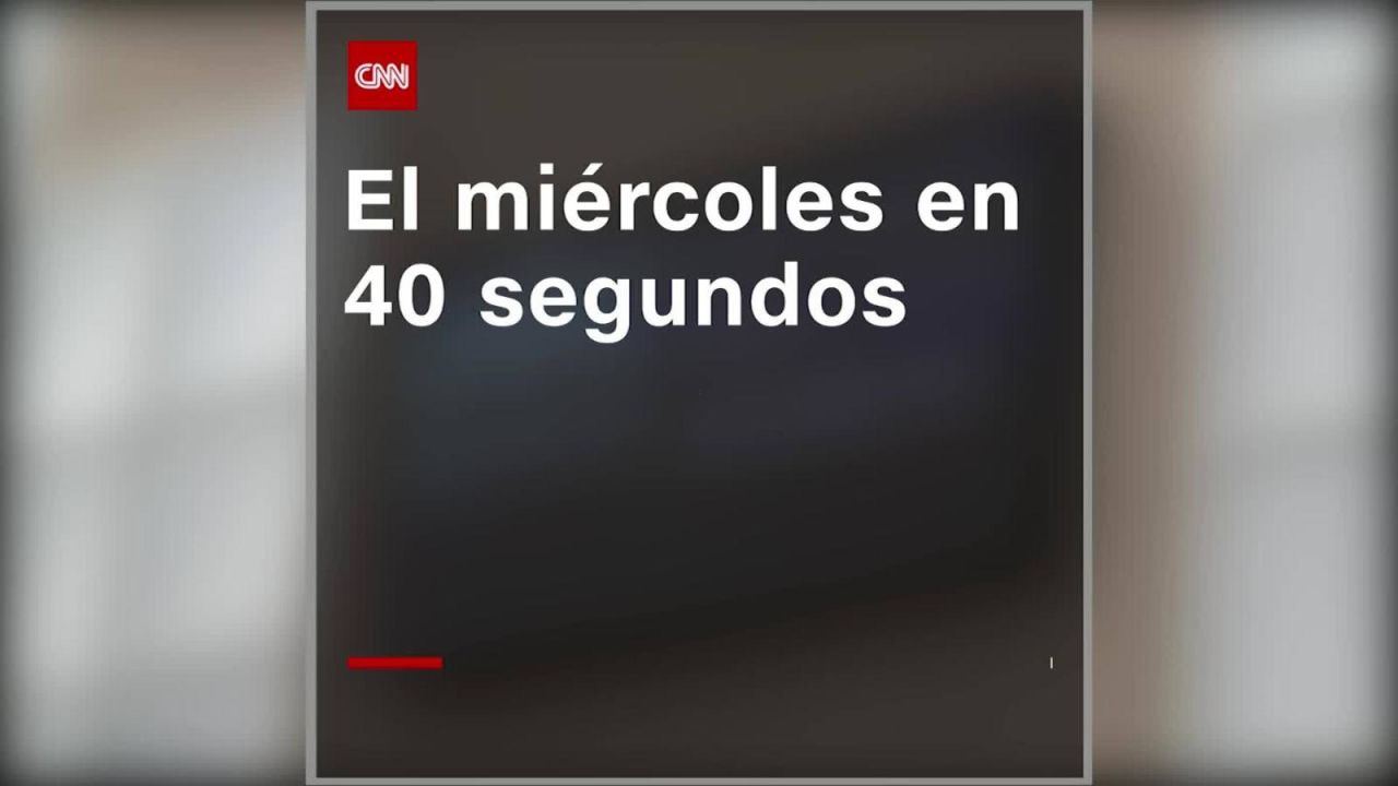 CNNE 859847 - lo mas destacado del miercoles en 40 segundos