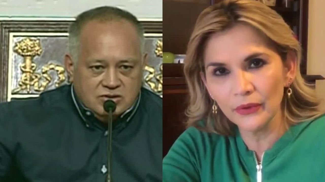 CNNE 860390 - jeanine anez y diosdado cabello, positivos por covid-19