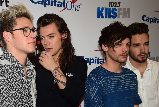One Direction en el Kiis FM's iHeartRadio Jingle Ball presentado por Capital One en diciembre de 2015 en Los Ángeles, California.