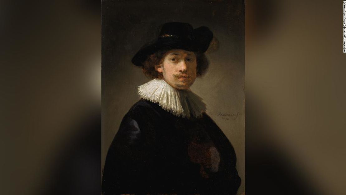 Rembrandt creó unas 80 pinturas, grabados y dibujos de sí mismo