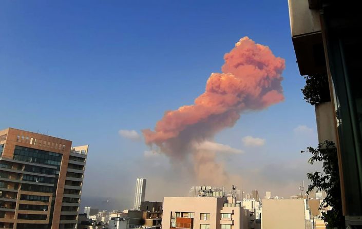 La explosión se sintió en varias partes de la ciudad.