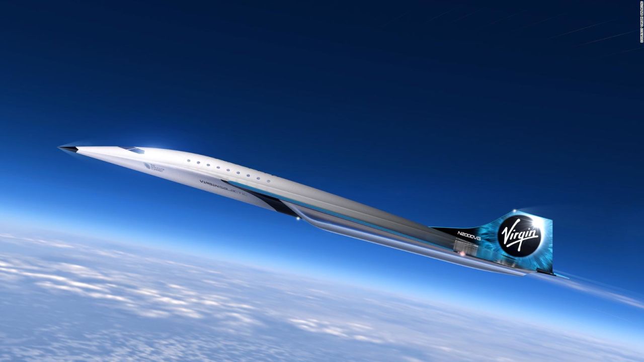 CNNE 870498 - virgin galactic anuncia su jet supersonico