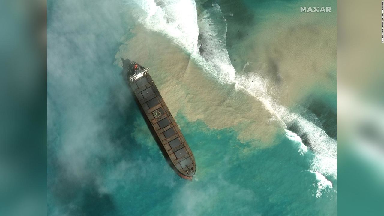 CNNE 873298 - la isla de mauricio, ante posible catastrofe ambiental