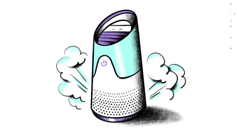 Un purificador de aire - Si bien ninguna herramientas ha demostrado eliminar el coronavirus, trabajan para mejorar la calidad general del aire en un porcentaje significativo.