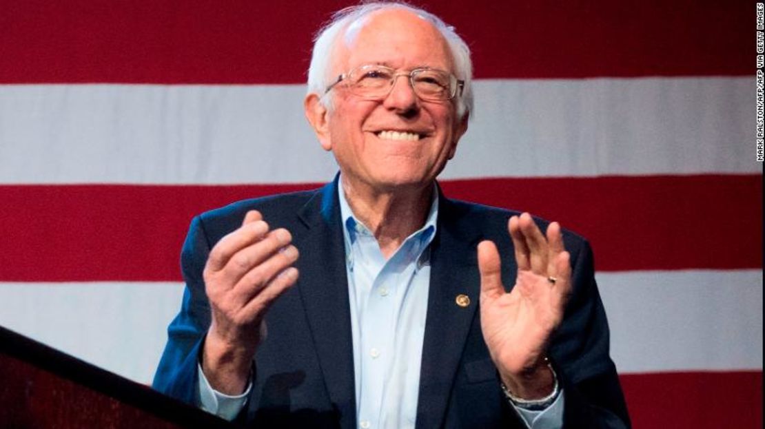 El senador Bernie Sanders, ex aspirante presidencial, durante un mitin de campaña en el Centro de Convenciones en los Ángeles, California, el 1 de marzo de 2020.