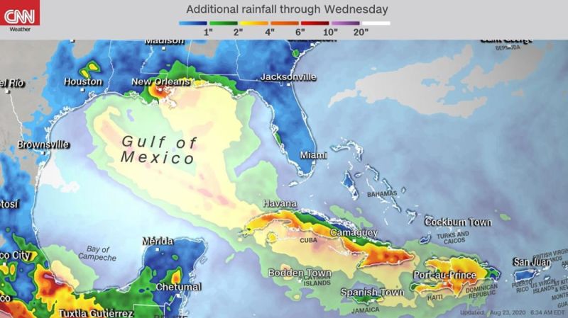 Marco se convierte en huracán mientras la costa del golfo se prepara para 2 ciclones esta semana | cnn