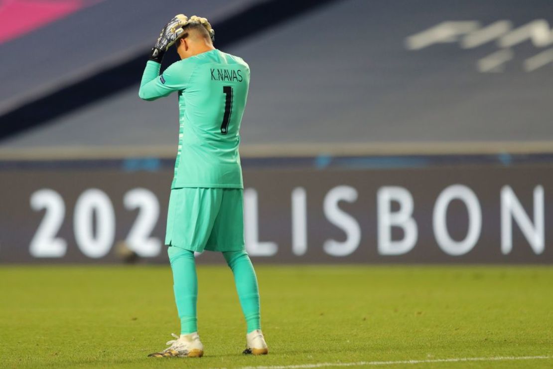 Keylor Navas. Crédito: MIGUEL A. LOPES/POOL/AFP via Getty Images