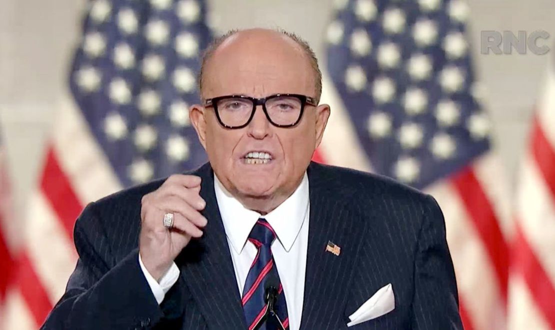 Rudy Giuliani, ex alcalde de Nueva York y abogado de Donald Trump.