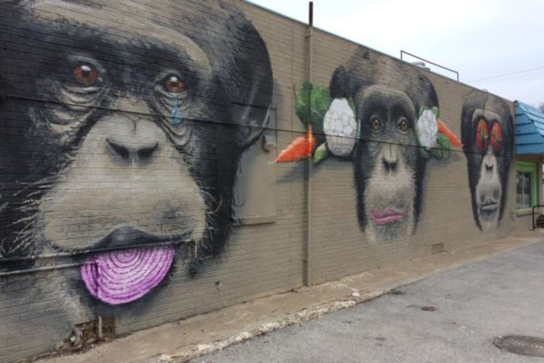 Fort Worth cuenta con varios distritos llenos de murales. "The Monkeys", uno de los más reconocidos de la ciudad del artista Jimmy Joe Jenkins, se encuentra en 5101 White Settlement Road