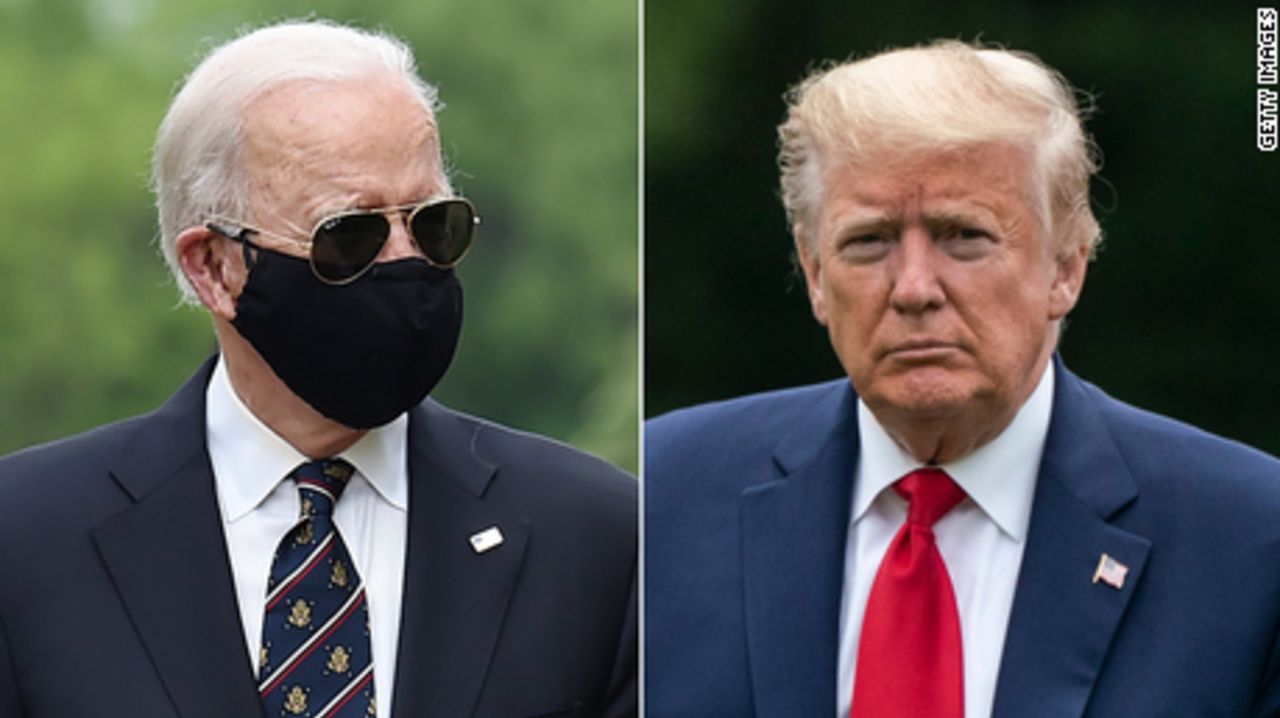 CNNE 883874 - el presidente trump se mofa de biden por usar mascarilla