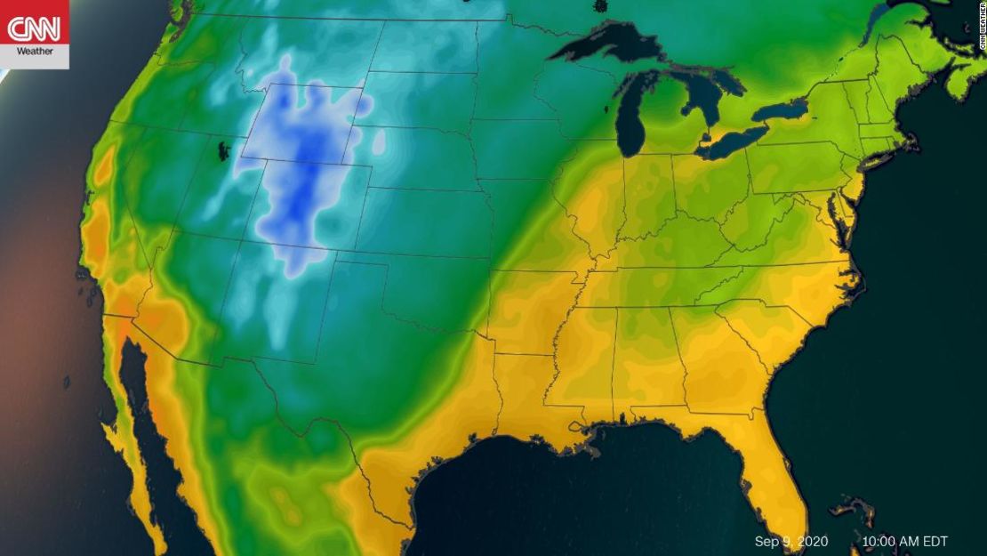 CNNE 884261 - temperaturas frias record y una rara nieve en septiembre llegan esta semana a estados unidos