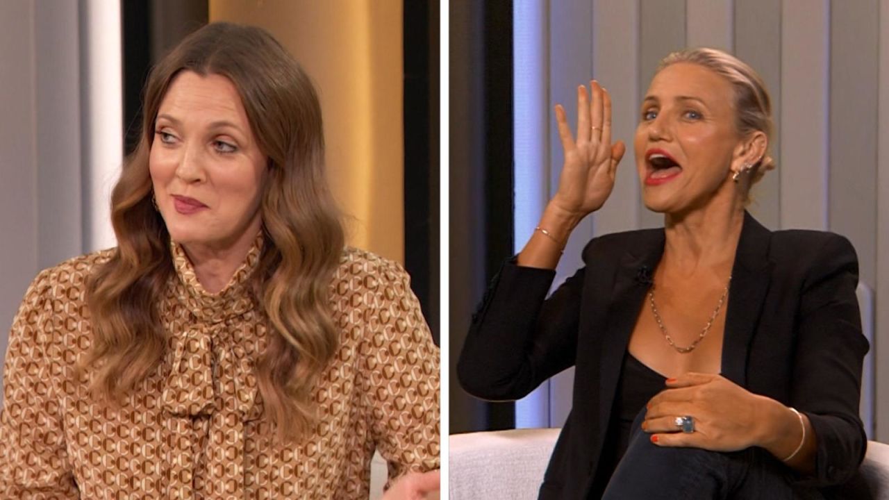 CNNE 894506 - drew barrymore lanza su programa con entrevista a holograma