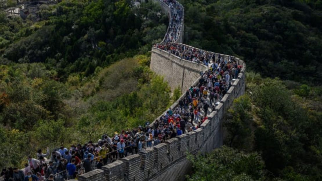 La sección Badaling de la Gran Muralla.