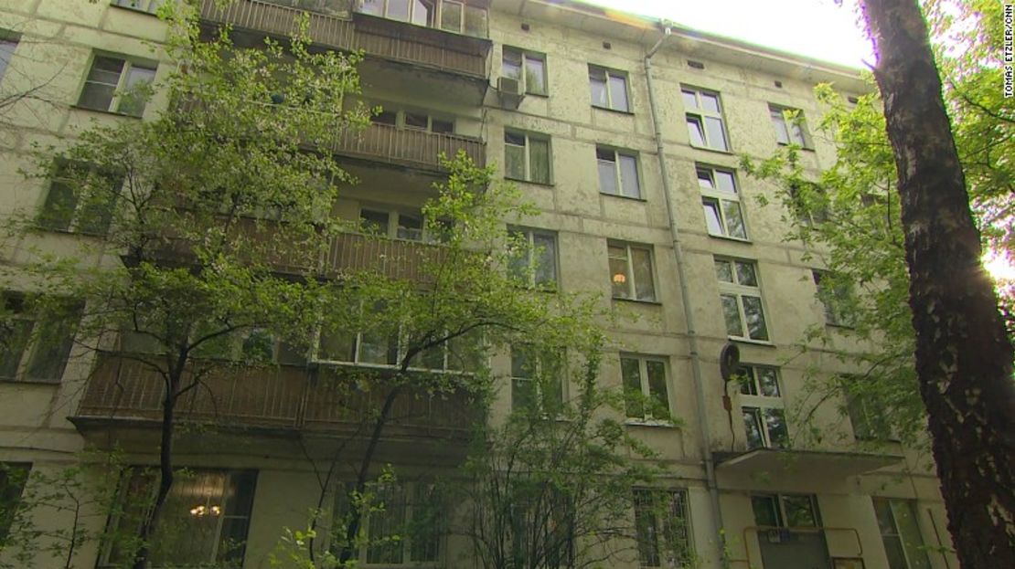 El bloque de apartamentos de cinco pisos de Novitskaya.