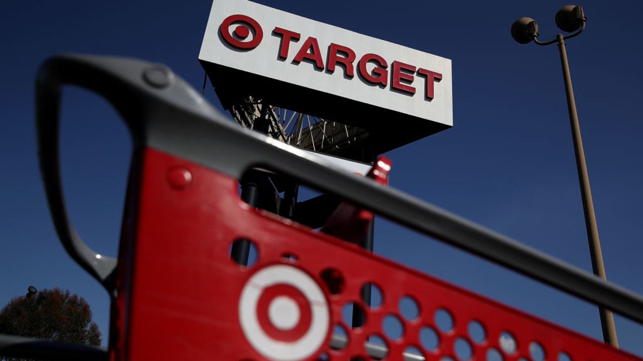 SOUTHGATE, CA - FEBRUARY 28:  A sign is posted outside of a Target store on February 28, 2017 in Southgate, California. Target reported a 4.3 percent decline in fourth quarter earnings with revenue of $20.69 billion compared to $21.63 billion one year ago. Target stock fell over 12 percent on the news.