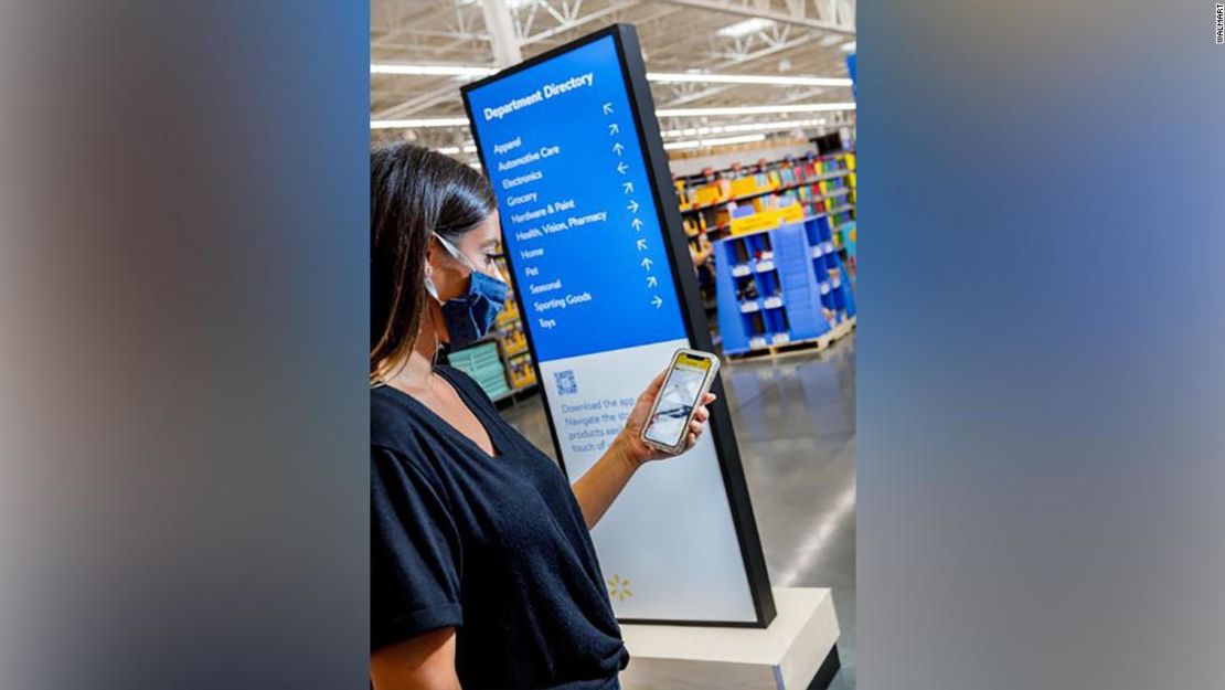 Las nuevas señalizaciones de Walmart imitan las de los aeropuertos.