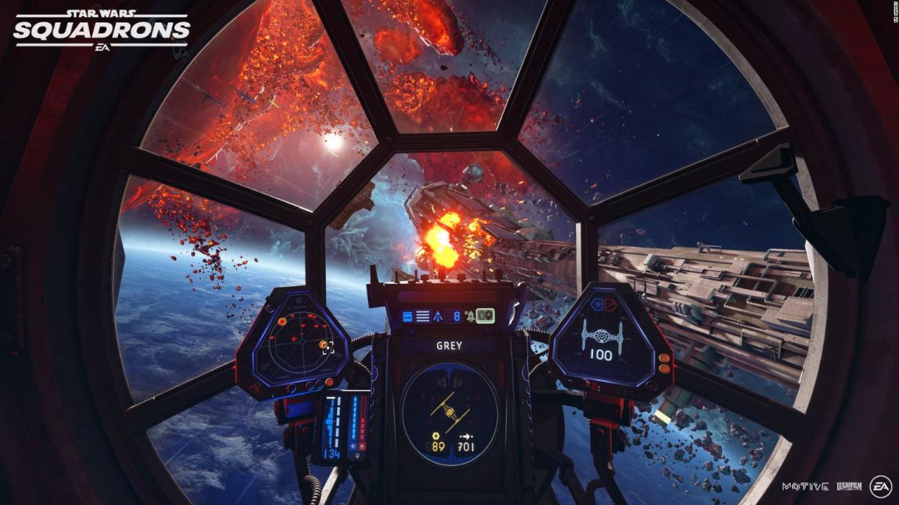 CNNE 902443 - asi se ve el nuevo videojuego "star wars- squadrons"