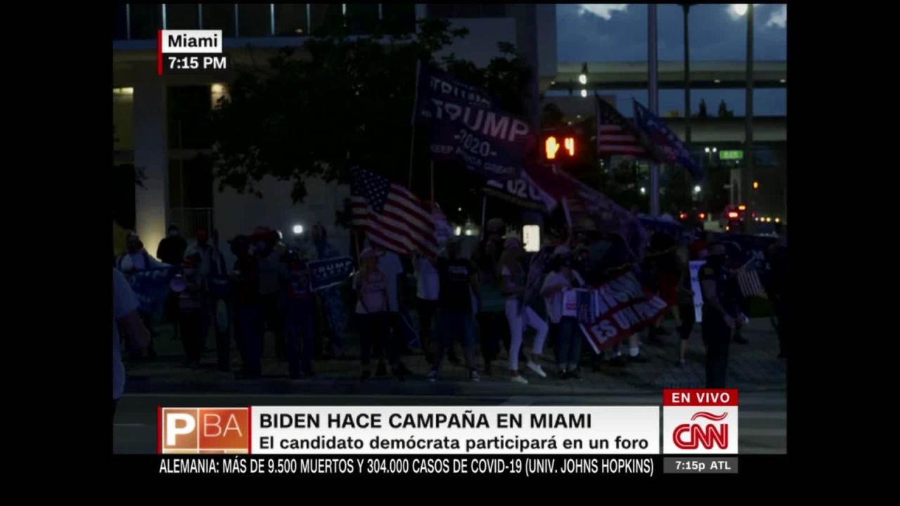 CNNE 902692 - biden continua su campana con un foro en miami