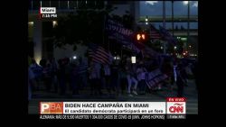 CNNE 902692 - biden continua su campana con un foro en miami